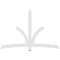 Ekena Millwork Davenport Architectural Grade PVC Gable Bracket, 84"W x 56"H x 2"D x 4"F, 16/12 Pitch GBP084X56X0204DAV00 - alternate 5